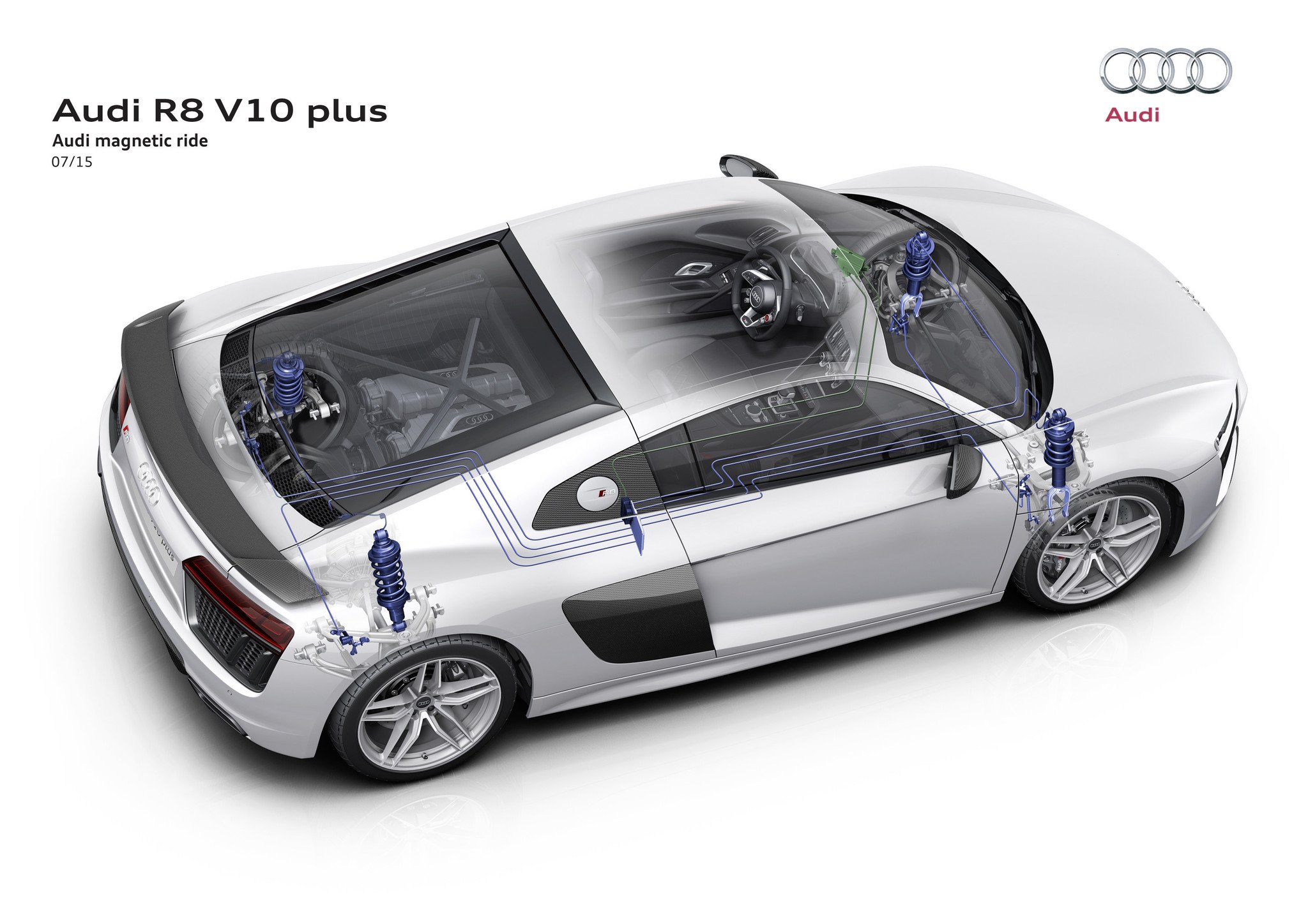 Nuevo Audi R8 2015: más ligero, más potente, más rápido... y también eléctrico