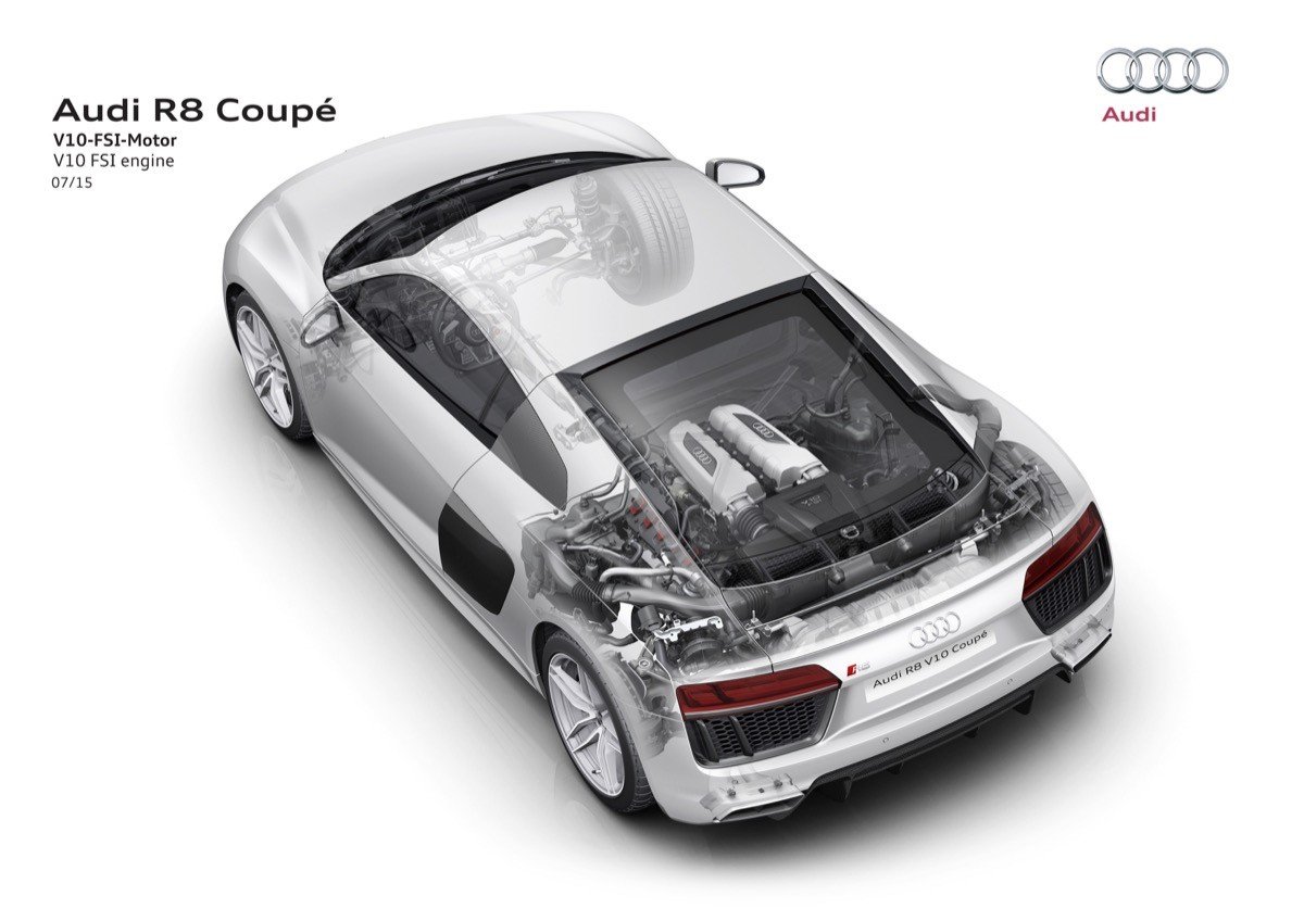 Nuevo Audi R8 2015: más ligero, más potente, más rápido... y también eléctrico