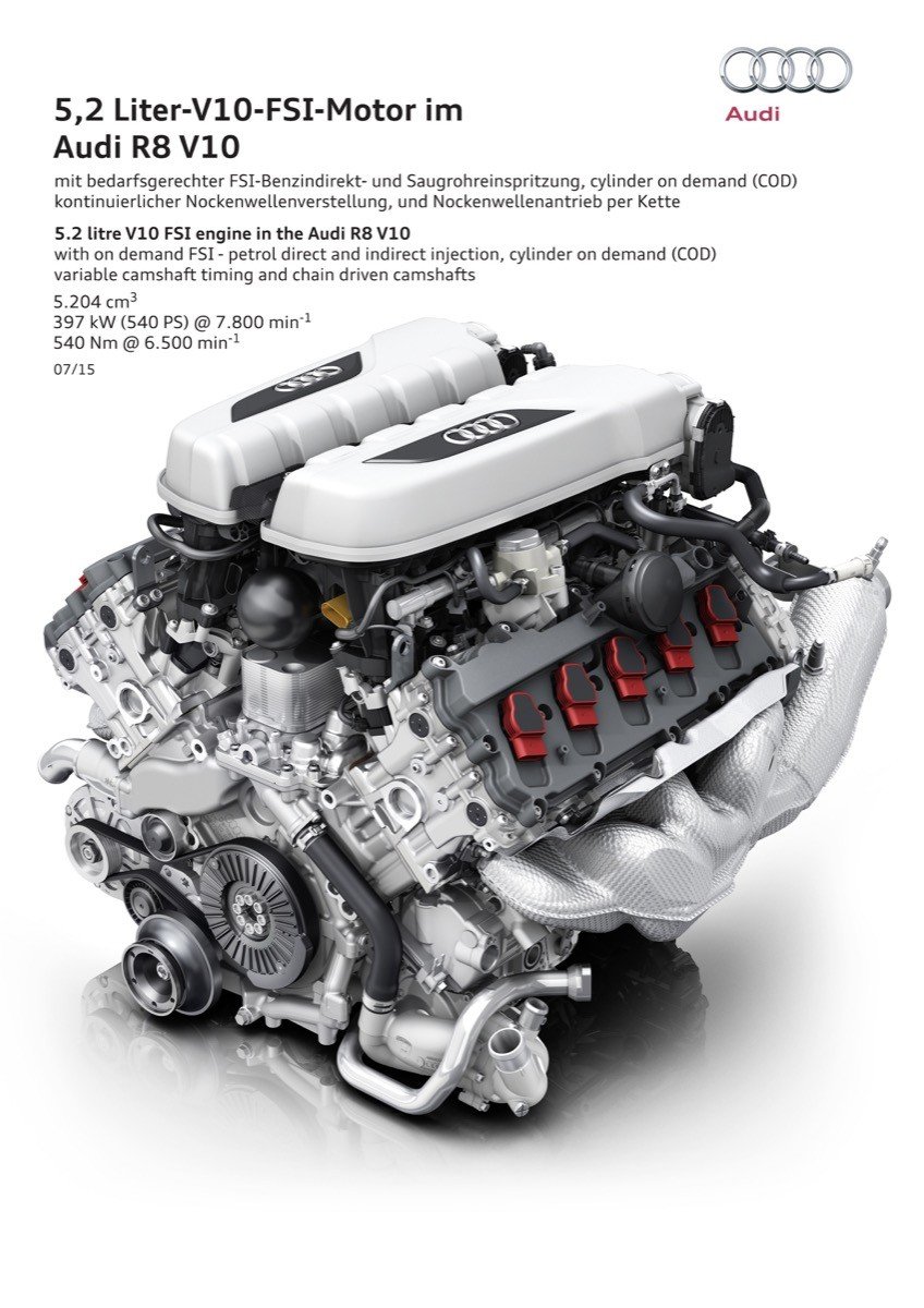Nuevo Audi R8 2015: más ligero, más potente, más rápido... y también eléctrico