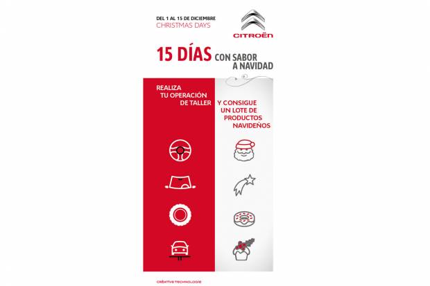 Christmas Days: Citroën regala lotes navideños en sus talleres