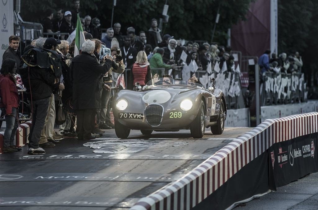 Jaguar en la Mille Miglia 2013