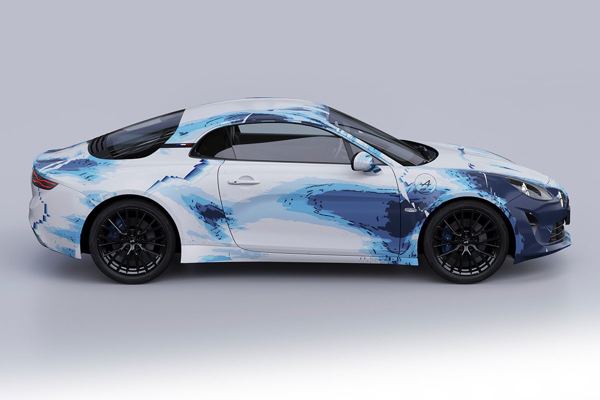 Así es el Alpine A110 Sastruga que se ha presentado en París. 