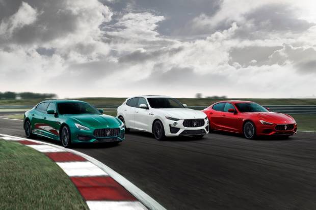 Maserati tiene su propio triplete: así son los Ghibli, Quattroporte y Levante Trofeo
