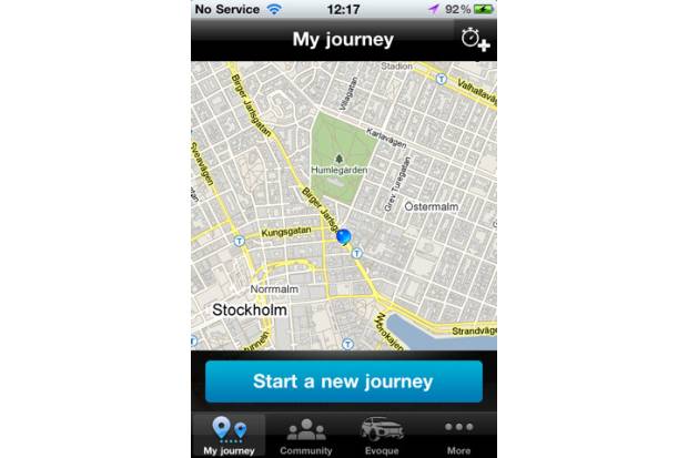 Pulse of the City: Aplicación de Range Rover Evoque para iPhone