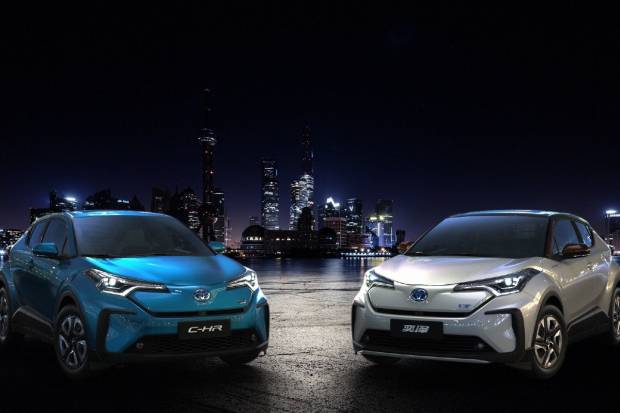 Toyota lanza en China tres coches eléctricos de una tacada