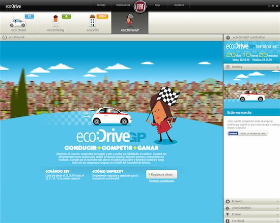Fiat organiza un concurso de conducción ecológica