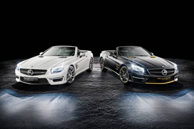 Mercedes celebra su doblete en la Fórmula 1 con una edición especial del SL