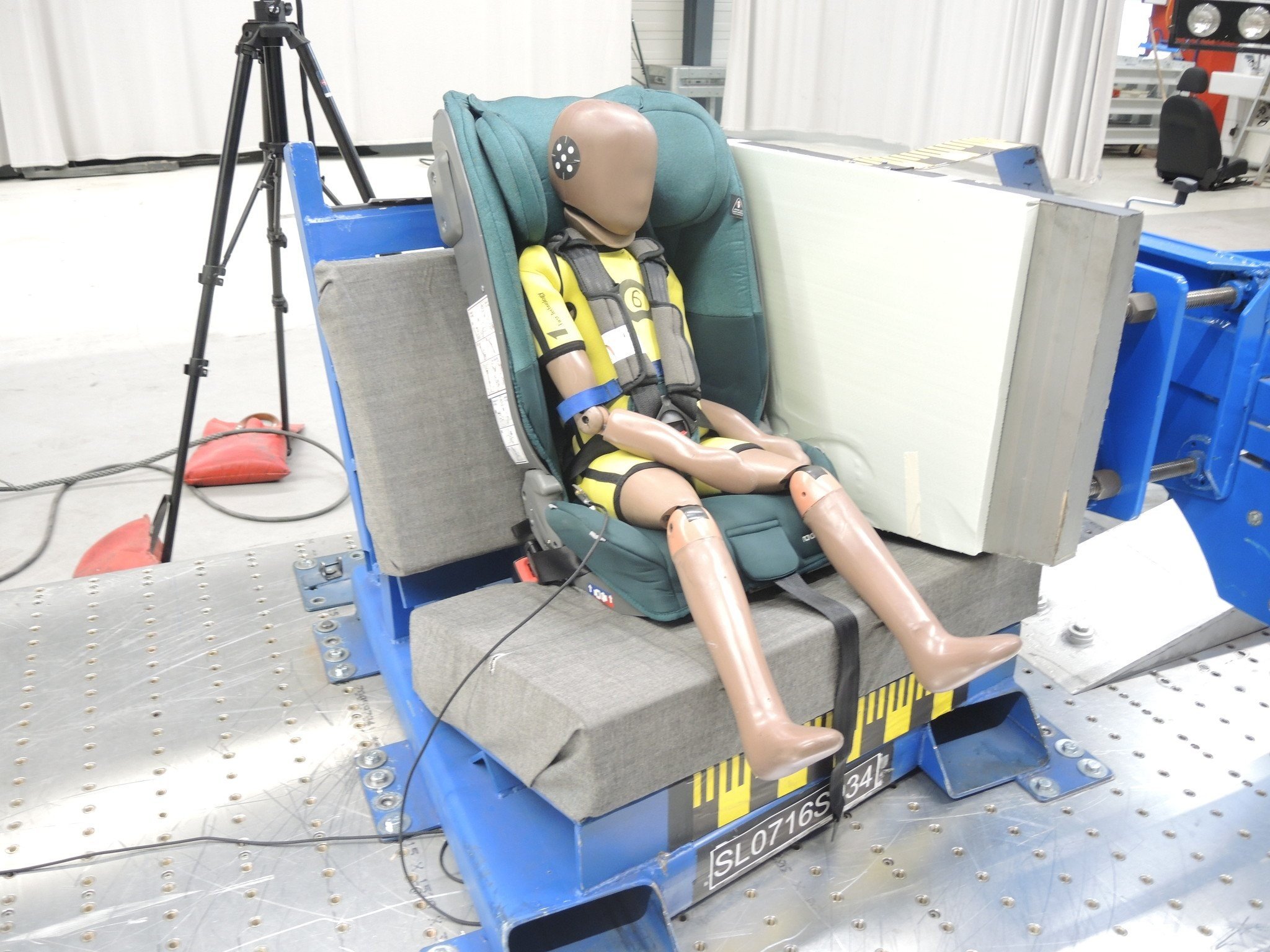 ¿Cómo se hacen los test de seguridad de las sillitas infantiles?