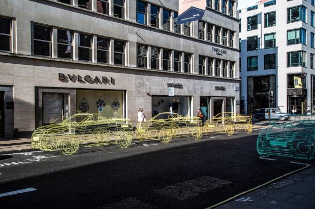Land Rover llena Londres de Evoque Cabrio