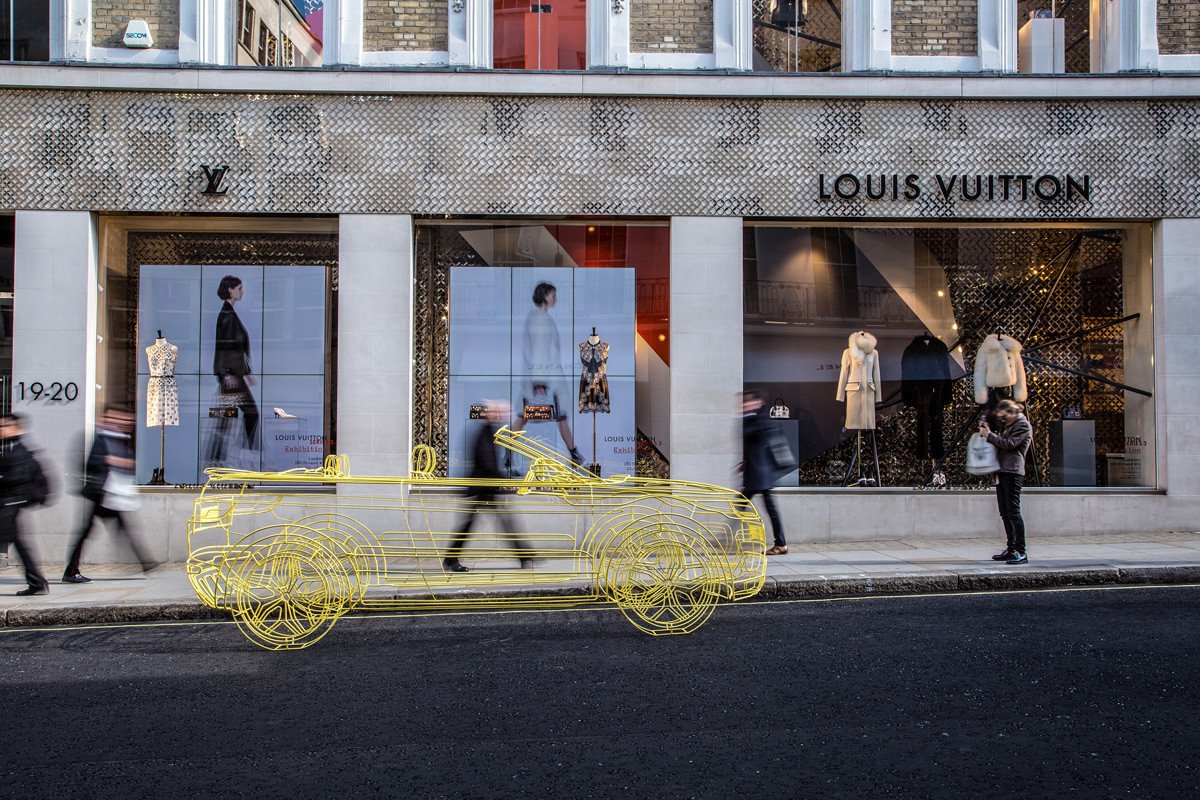 Land Rover llena Londres de Evoque Cabrio