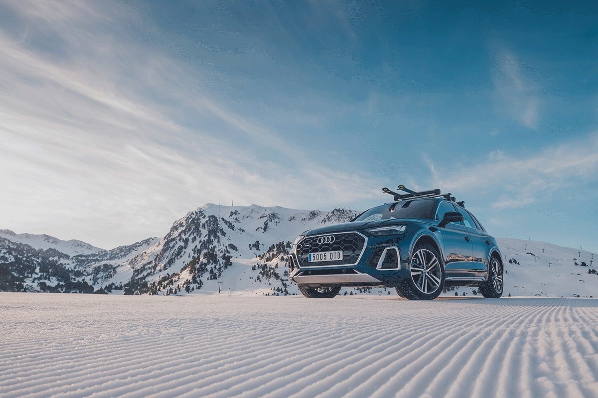 Curso de conducción en la nieve 2022: Audi y Land Rover