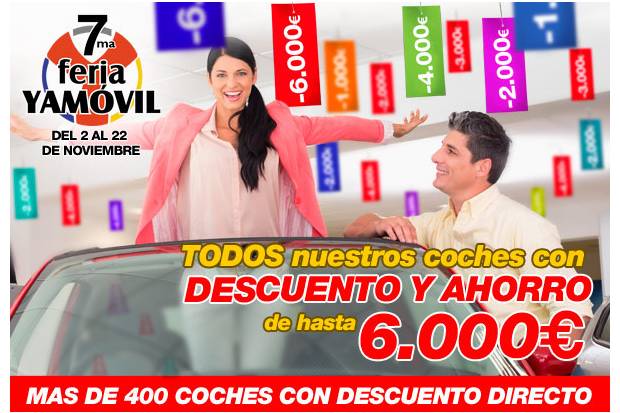 Nueva Feria Yamovil con más de 400 coches con descuento