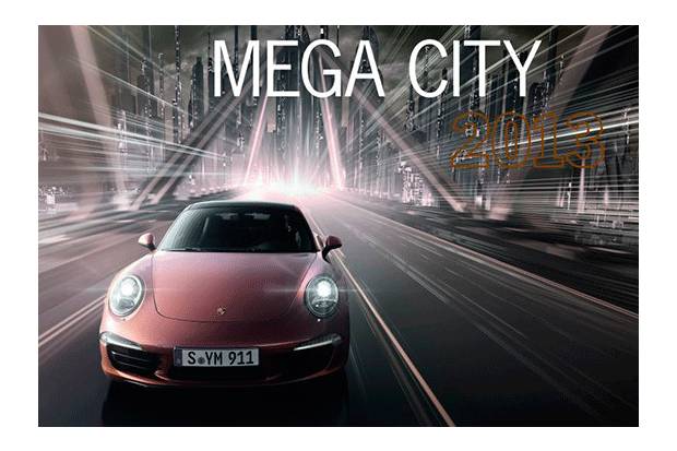 Calendario Porsche 2013: Mega City