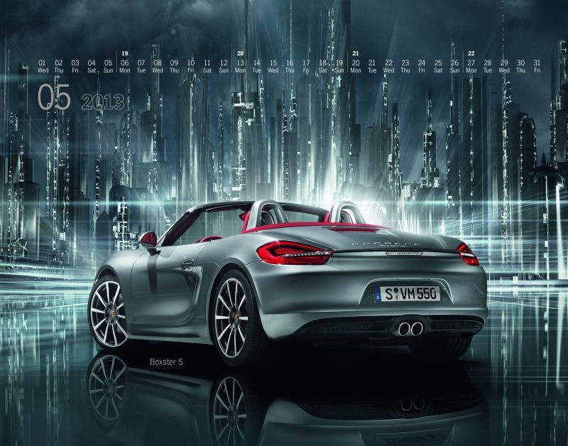 Calendario Porsche 2013: Mega City