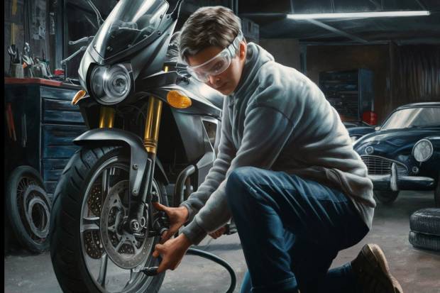 Expertos recomiendan revisar los neumáticos de la moto tras el verano