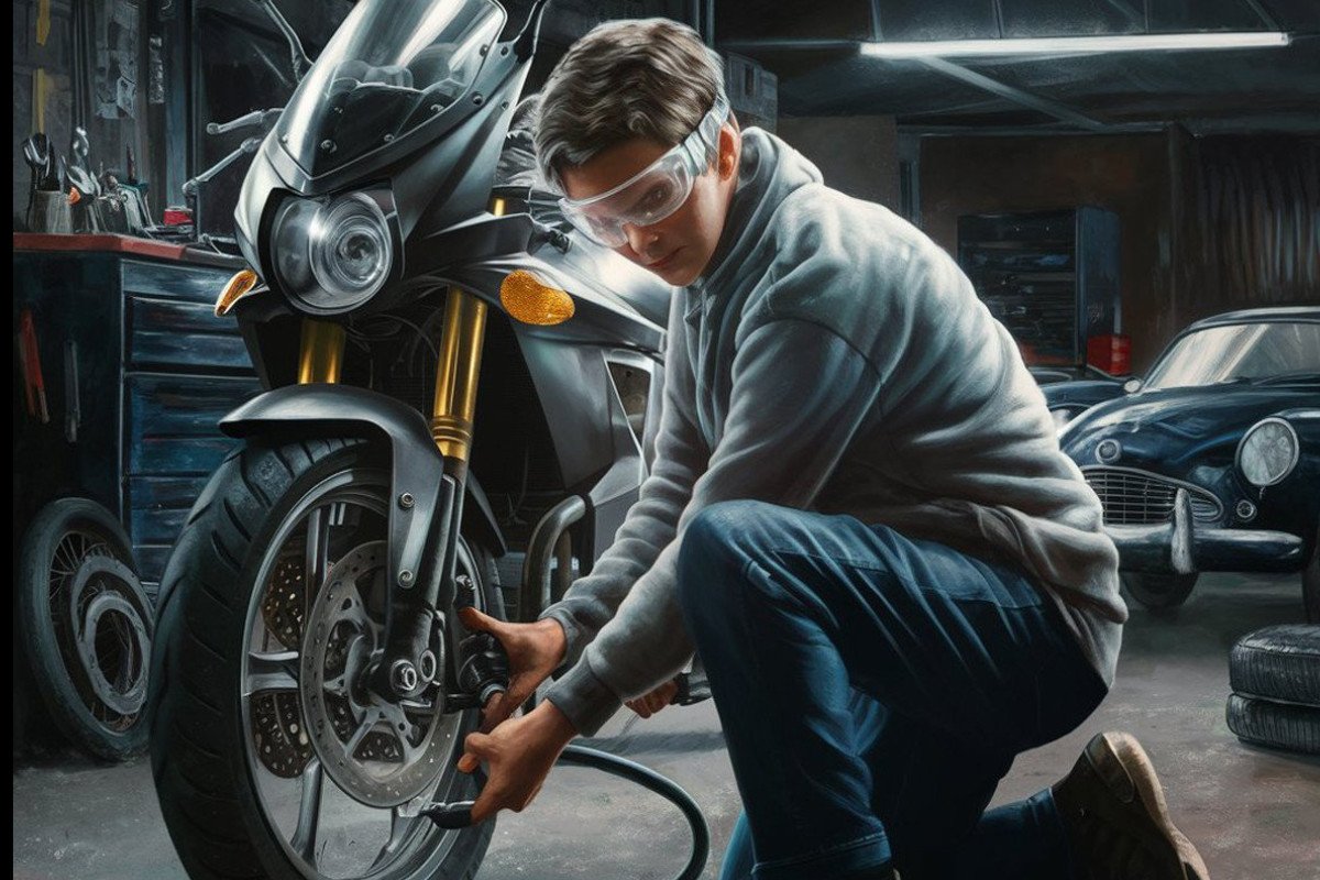 revisar los neumáticos de la moto tras el verano