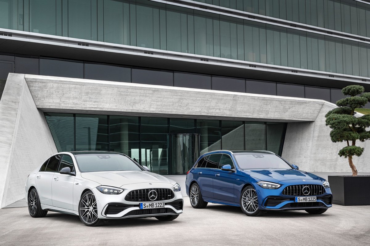 Nuevo Mercedes-AMG C 43: baja a 4 cilindros, sube la potencia y estrena turbo eléctrico