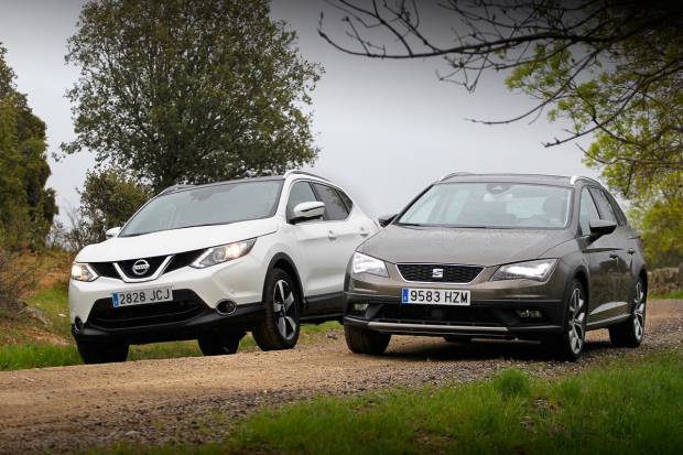 SUV vs familiar: Nissan Qashqai vs Seat León ST X-perience