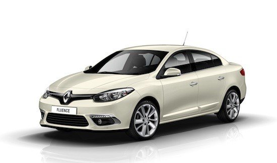 El Renault Fluence mejora su cara para 2013