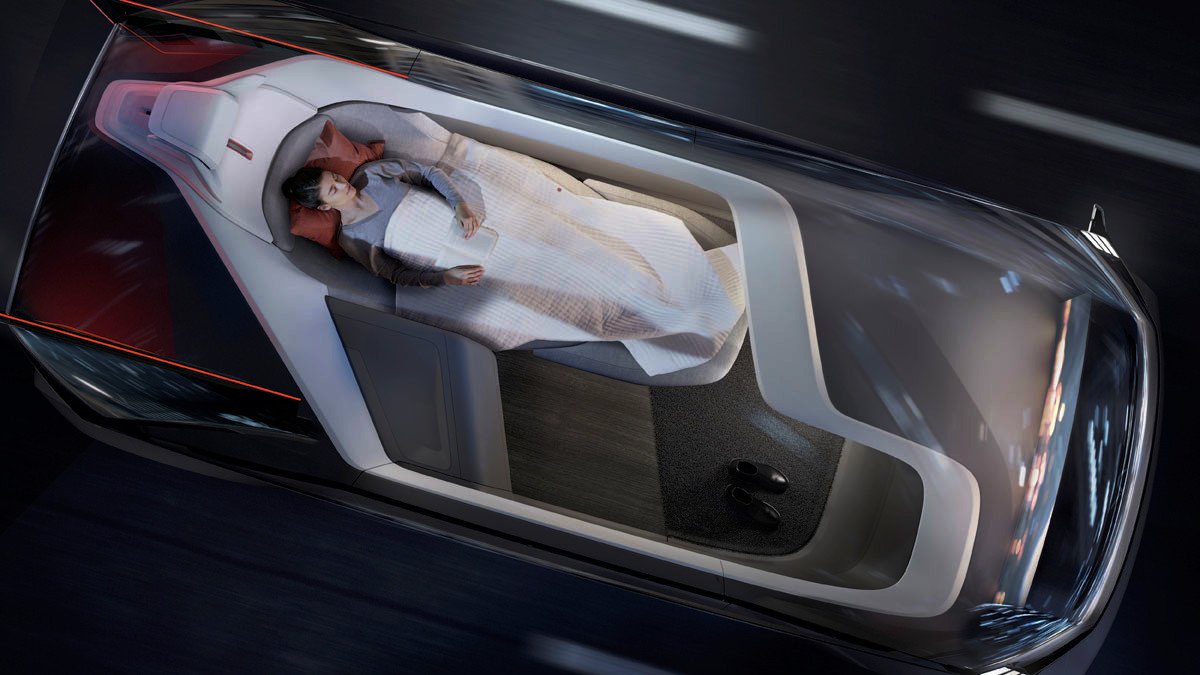 Volvo 360c, la visión sueca del coche autónomo