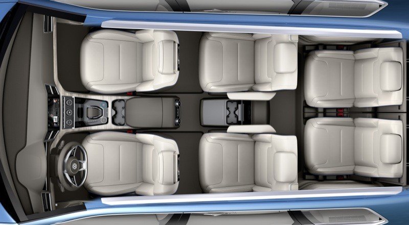 Volkswagen CrossBlue Concept: prototipo de SUV híbrido de 6 plazas
