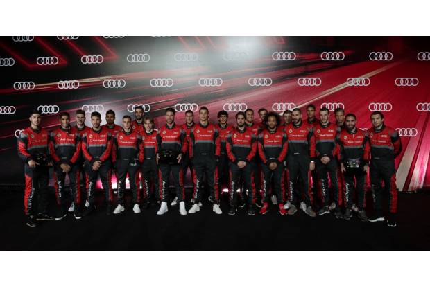 Audi entrega al Real Madrid sus nuevos coches