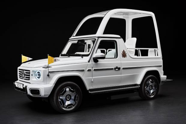 Así es el Papamóvil eléctrico del Papa Francisco basado en el Mercedes Clase G