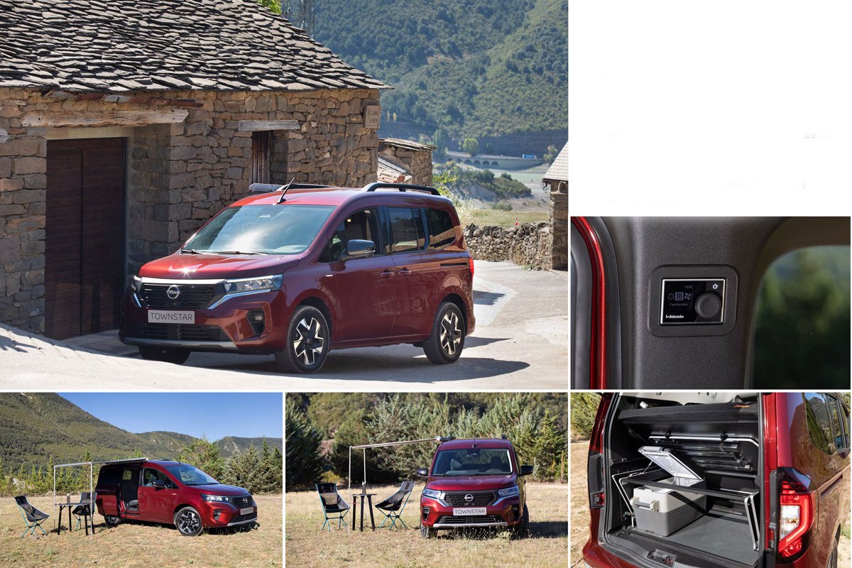 Nuevas versiones camper de Nissan para Townstar y Primastar