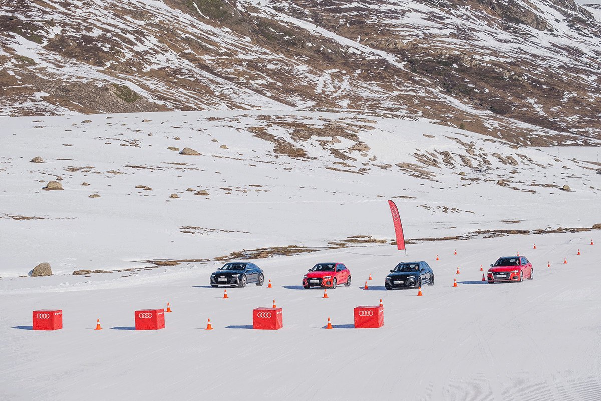 Nueva edición de los cursos Winter Audi driving experience