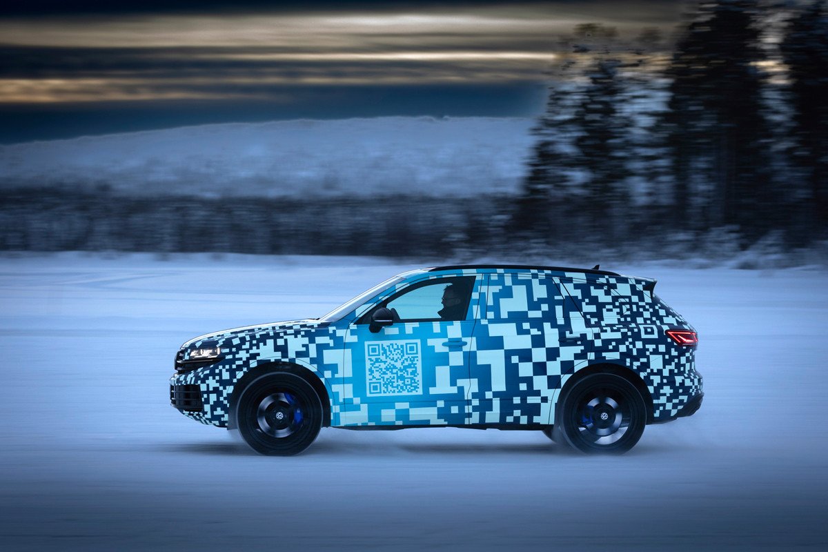 Primeras imágenes del próximo Volkswagen Touareg entre auroras boreales 
