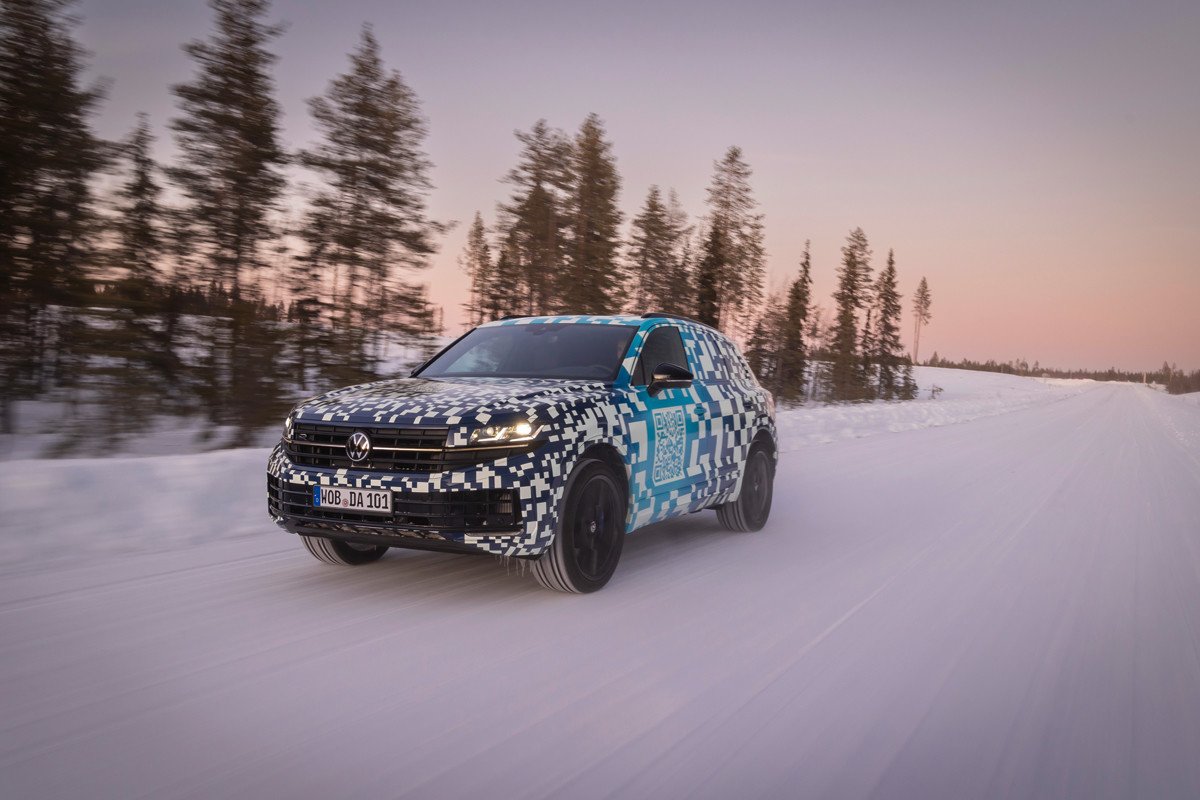 Primeras imágenes del próximo Volkswagen Touareg entre auroras boreales 