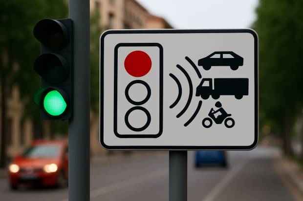 La nueva señal de la DGT que avisa de cámaras en semáforos: los radares “foto-rojo”