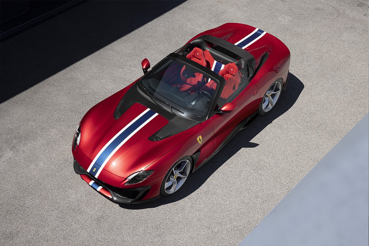 cuidar la pintura del coche ferrari descapotable