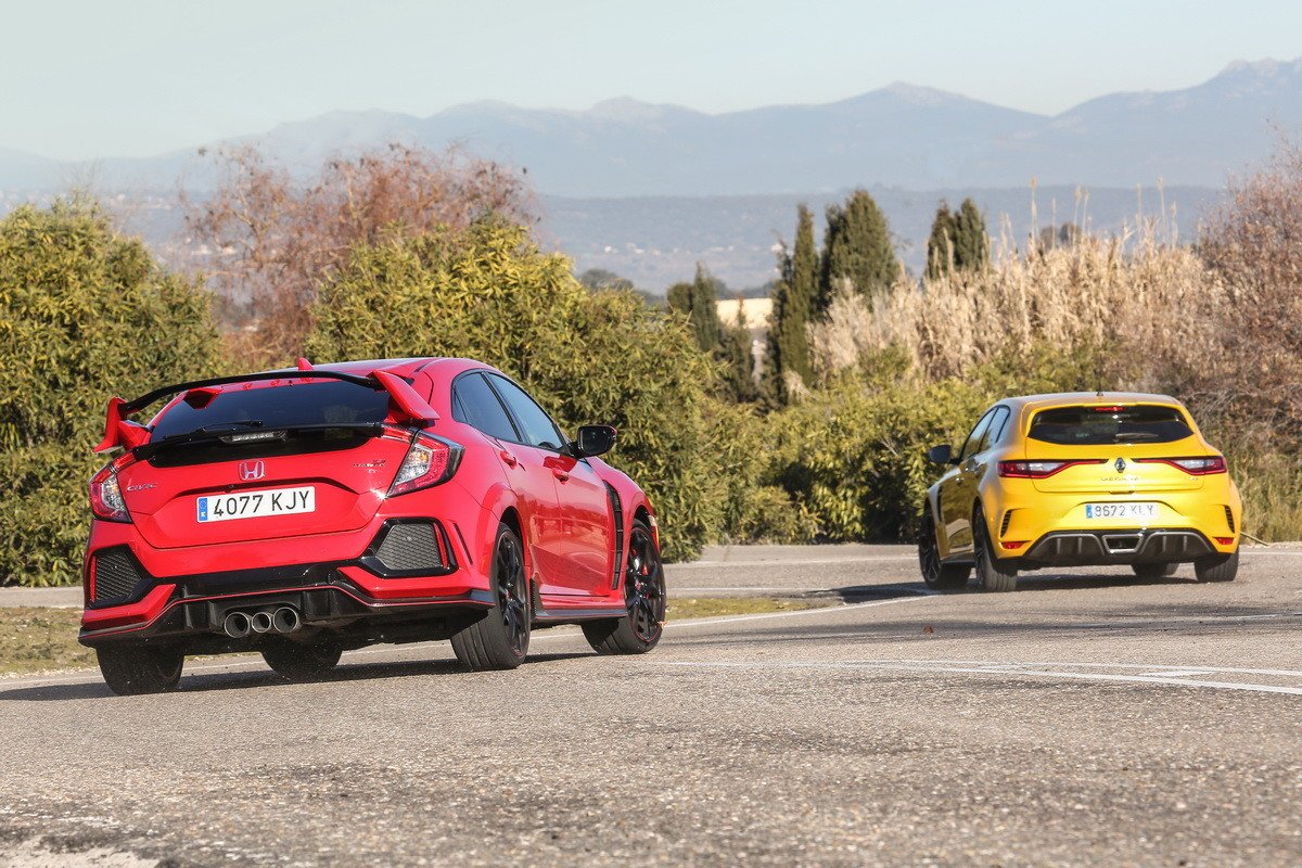 Comparativa: Honda Civic Type R vs Renault Mégane R.S.