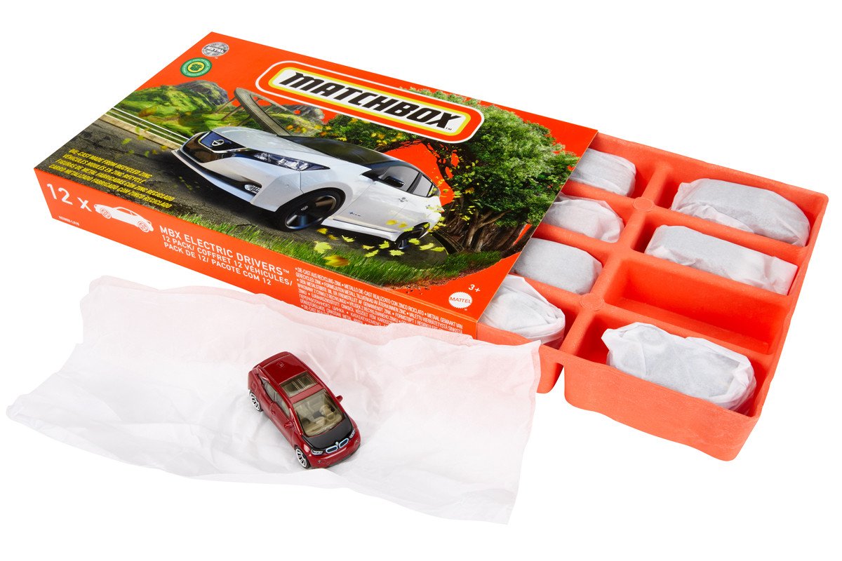 Matchbox lanza una línea de coches de juguete fabricados con materiales reciclados