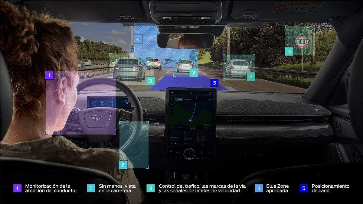 Ya se puede circular sin manos en el volante y que no te multen con un sistema de Ford