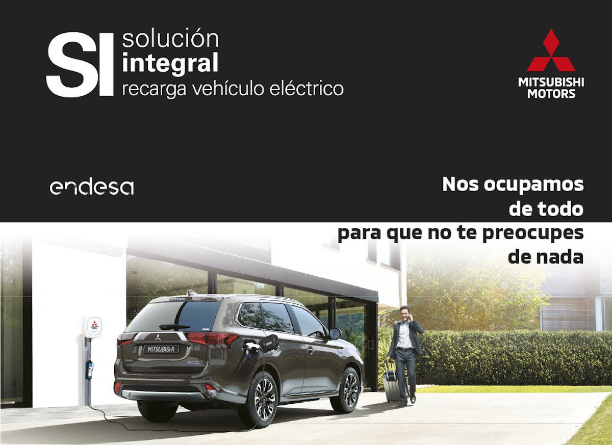Mitsubishi y Endesa: electricidad gratis para el Outlander PHEV
