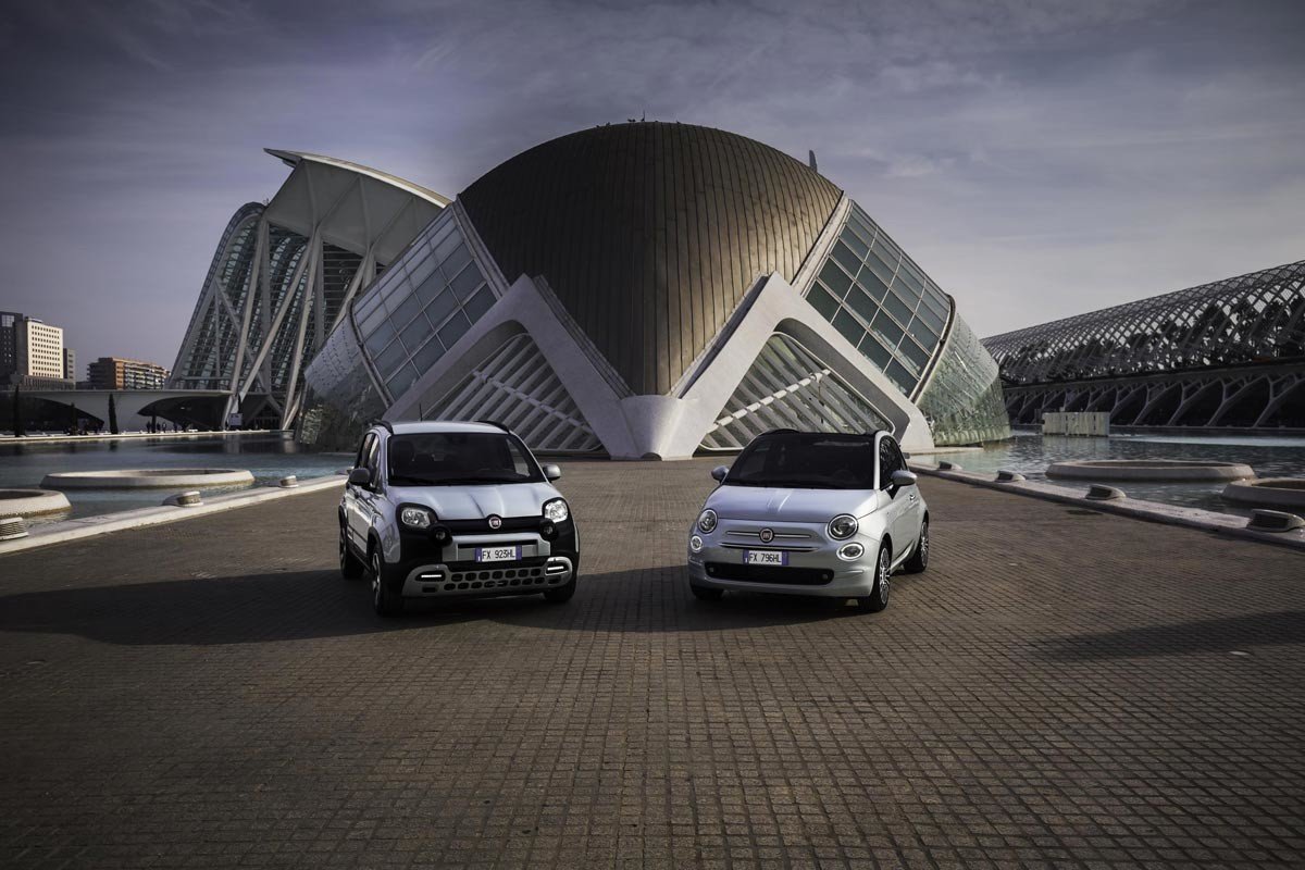 El Fiat 500 y Panda se convierten en híbridos