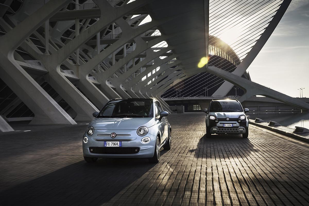 El Fiat 500 y Panda se convierten en híbridos