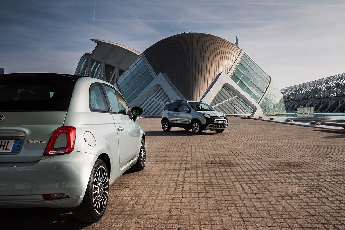 El Fiat 500 y Panda se convierten en híbridos