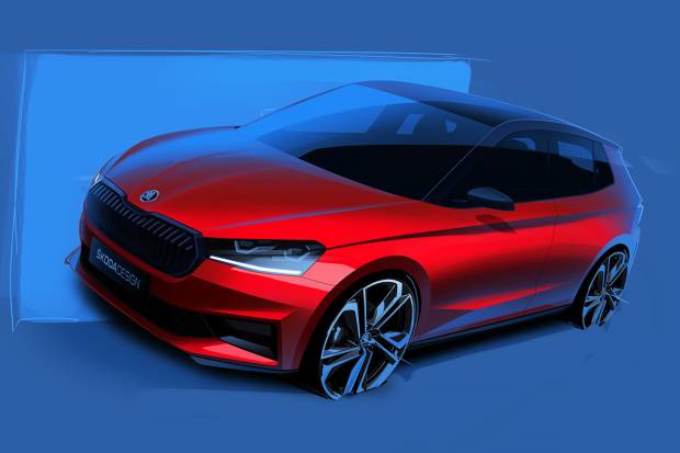 Primeros bocetos del Skoda Fabia Monte Carlo