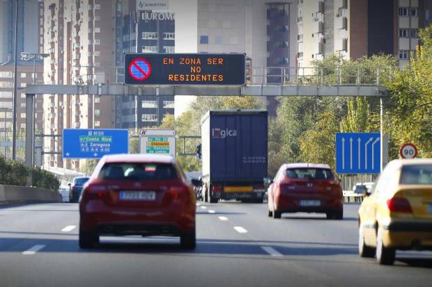 Madrid perdona las multas en la M-30 de los días 12 y 13 de noviembre