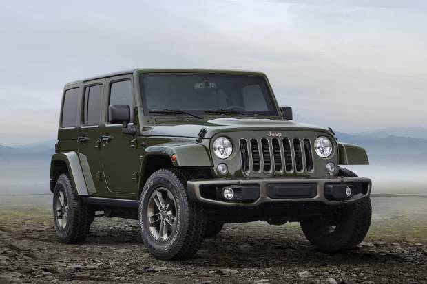Gama Jeep 75th Anniversary, con acabados especiales