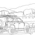 Dibujos de coches Land Rover para entretener a los niños