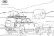 Dibujos de coches Land Rover para entretener a los niños