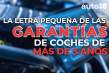 La letra pequeña de las garantías de coches de más de 3 años