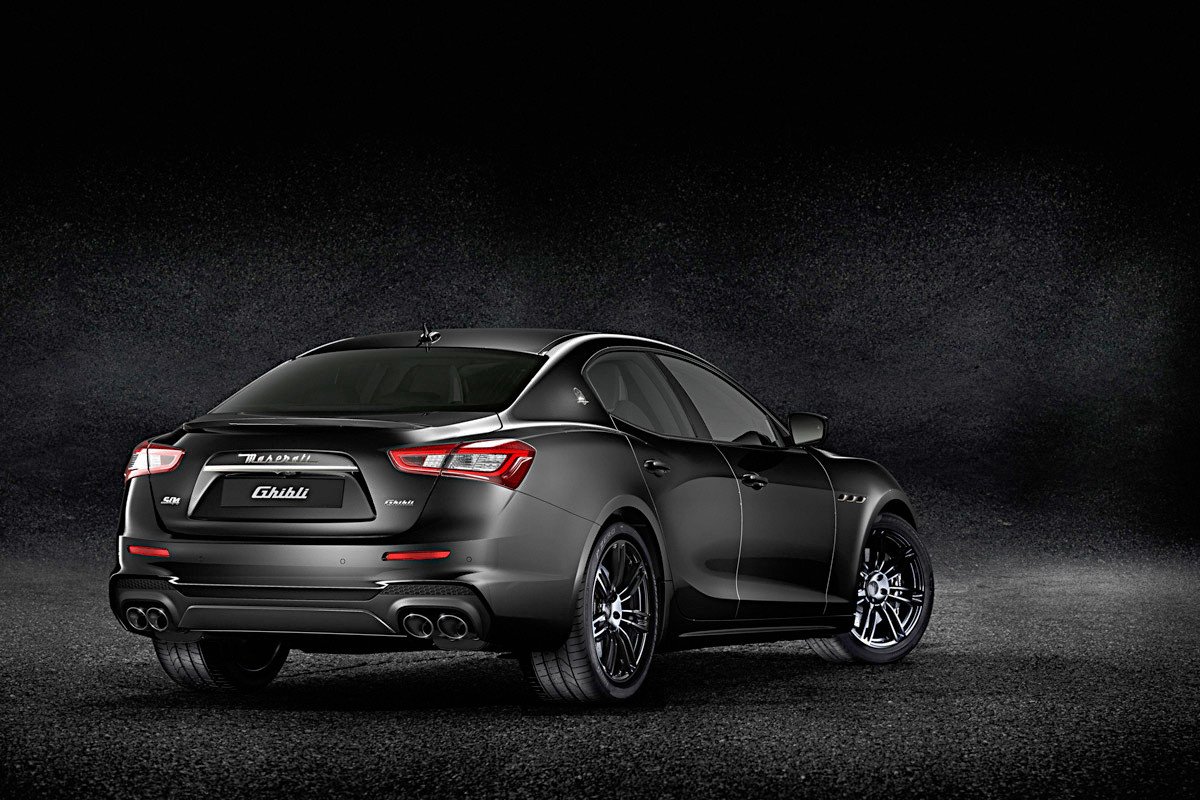 Maserati presenta su línea Nerissimo Edition para los Ghibli, Quattroporte y Levante