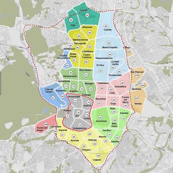 mapa zona ser madrid