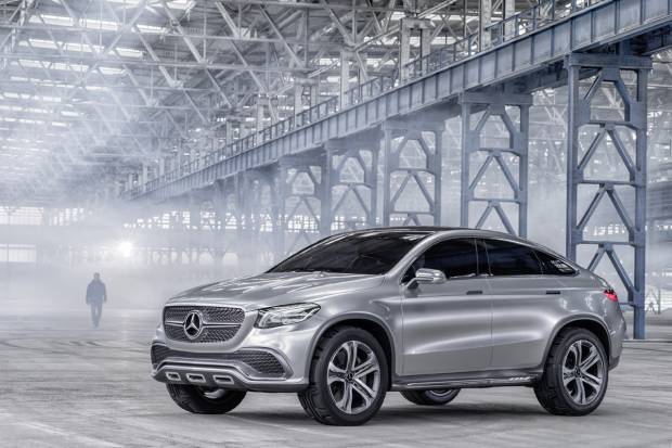 Mercedes Concept Coupé SUV, un rival para el BMW X6
