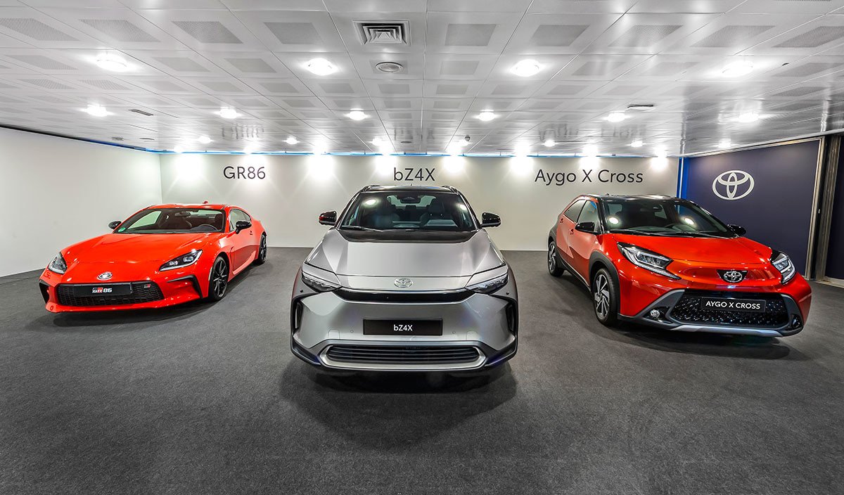 Novedades Toyota 2022, Aygo X Cross, bz4X y GR86